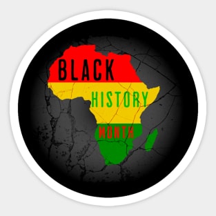 Black history month Sticker